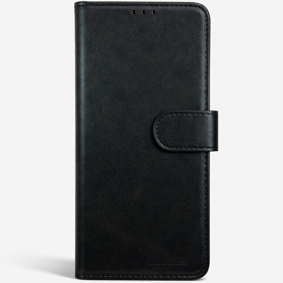 RichBoss Leather Folio Case for Samsung Galaxy A07 - Black