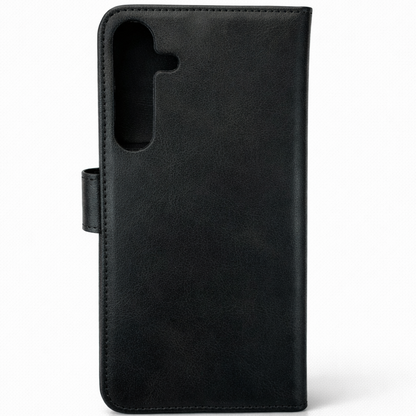 RichBoss Leather Folio Case for Samsung Galaxy S25 FE - Black
