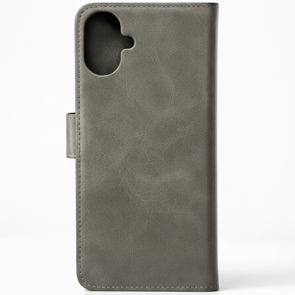 RichBoss Leather Folio Case for Samsung Galaxy A07 - Grey