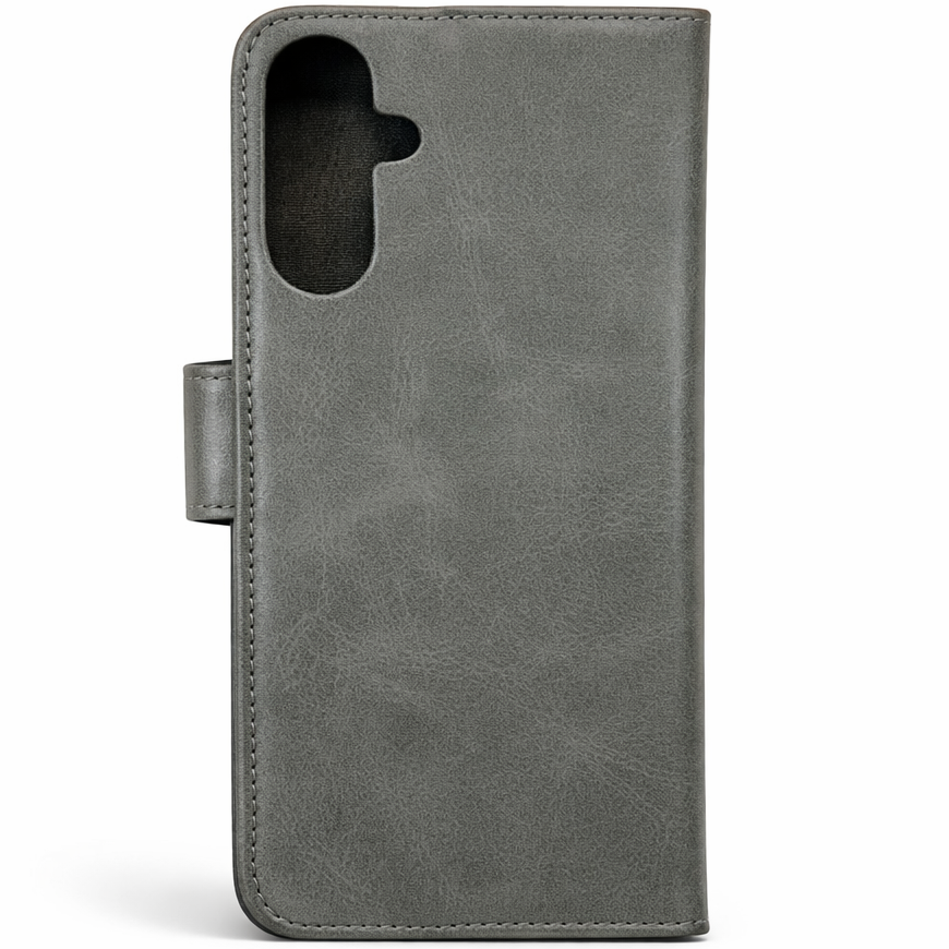 RichBoss Leather Folio Case for Samsung Galaxy A17 - Grey
