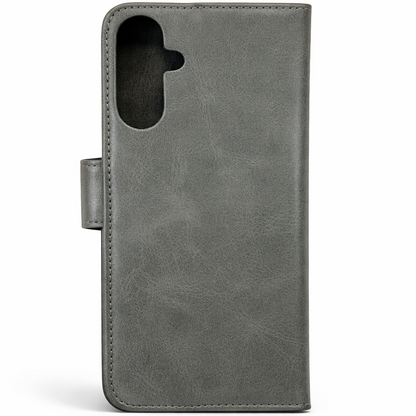 RichBoss Leather Folio Case for Samsung Galaxy A17 - Grey