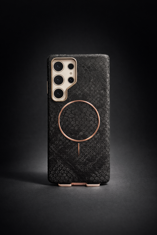 LuxeMag S25 Ultra black case