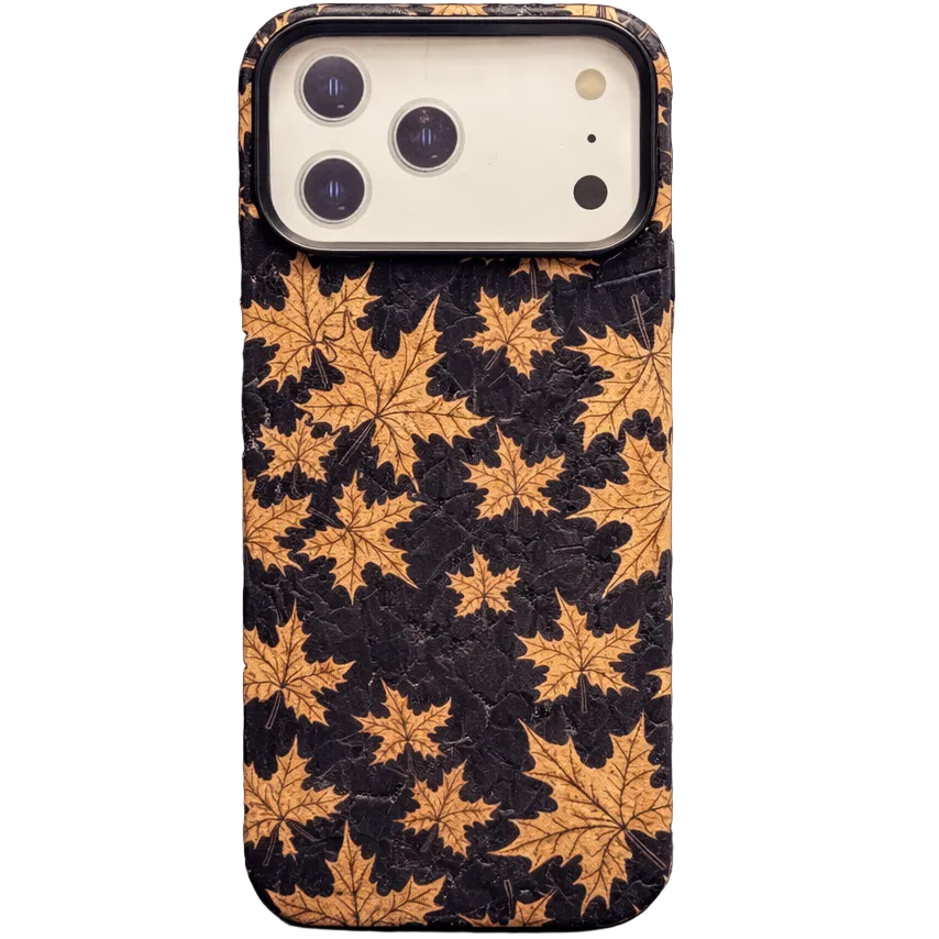 Aibelv Mag iPhone 17 Pro Max Maple Leaf Floral Case