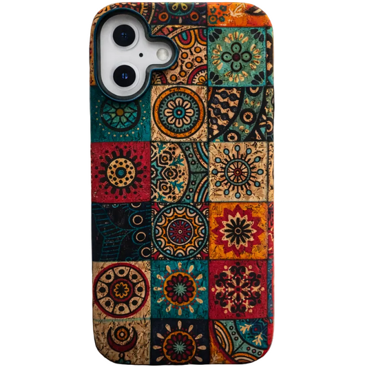 Aibelv Mag iPhone 17 Mosaic Tile Pattern Case