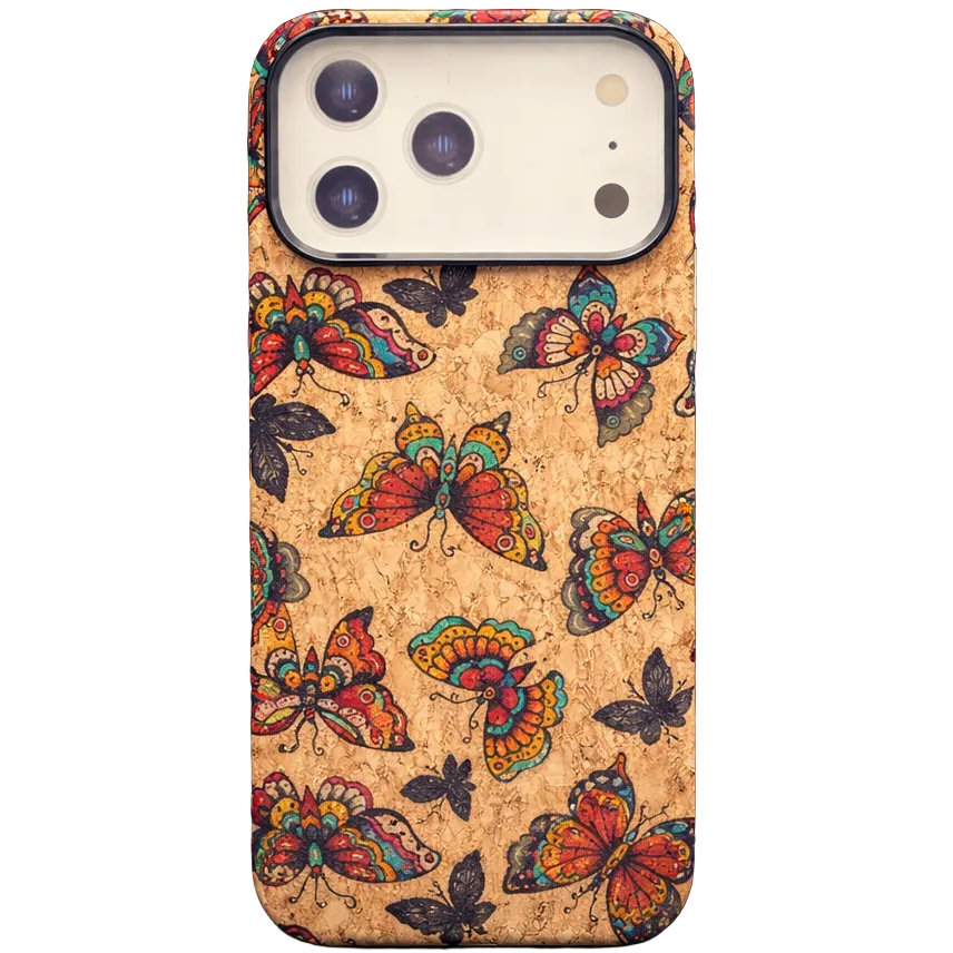 Aibelv Mag iPhone 17 Pro Max Butterfly Floral Case