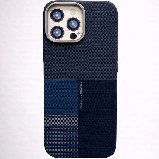 MagCarbon iPhone 16 Pro Case Blue Weave