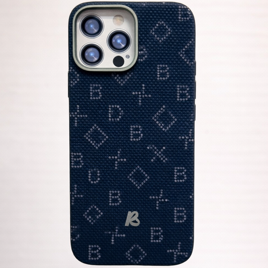 MagCarbon iPhone 16 Pro Case Monogram Navy