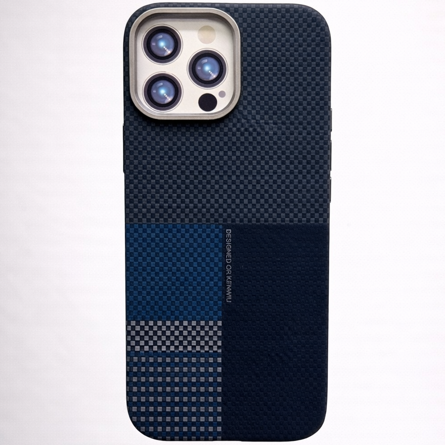 MagCarbon iPhone 16 Pro Max Case Monogram Navy