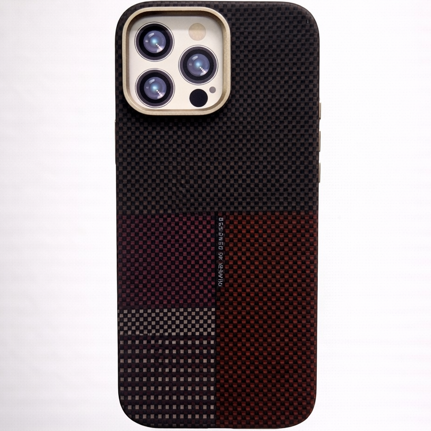 MagCarbon iPhone 16 Pro Max Case Two-Tone Maroon