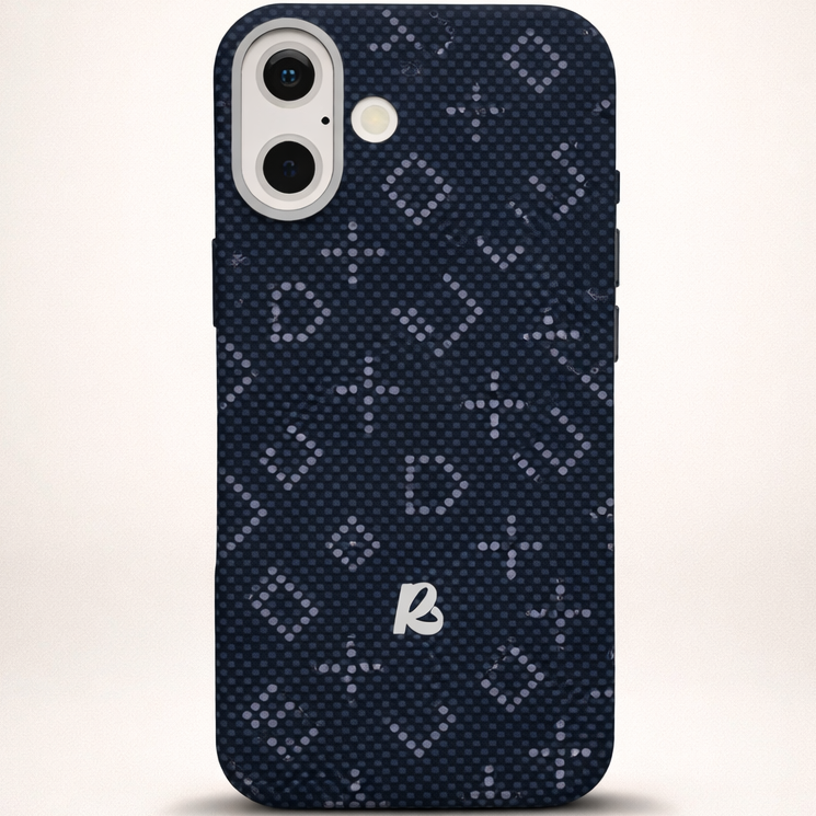 MagCarbon Case for iPhone 17 - Navy Blue LV