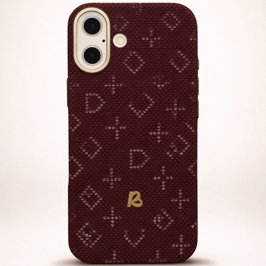 MagCarbon Case for iPhone 17 - Burgundy LV