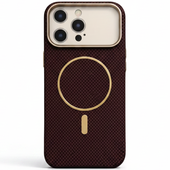 MagCarbon Case for iPhone 17 Pro - Brown Carbon