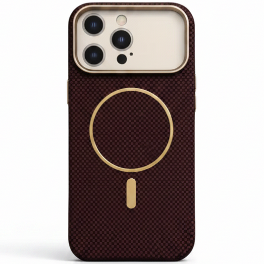 MagCarbon Case for iPhone 17 Pro - Brown Carbon