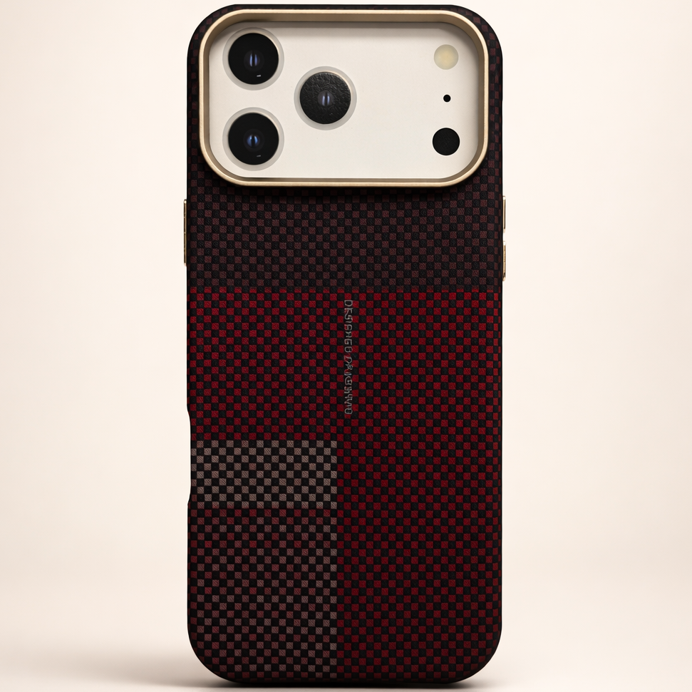 MagCarbon Case for iPhone 17 Pro - Burgundy LV