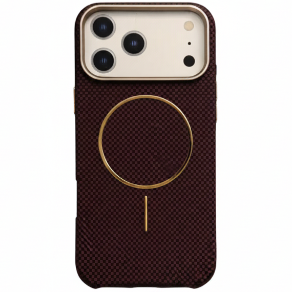 MagCarbon Case for iPhone 17 Pro Max - Brown Carbon