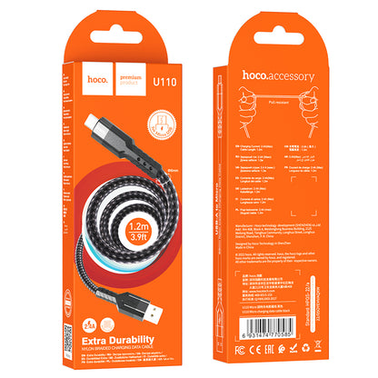 HOCO U110 Micro charging data cable black