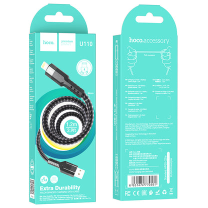 U110 iP charging data cable-Black