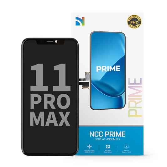 NCC Prime Display Assembly for iPhone 11 Pro Max incell IC Transplant Black-New Packaging
