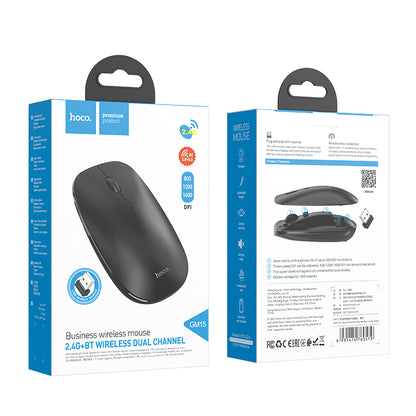 GM15 Art dual-mode business wireless mouse-Black