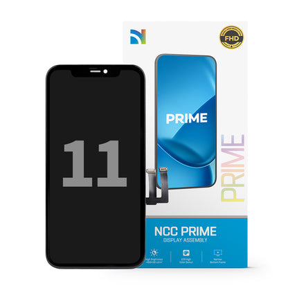 NCC Prime Display Assembly With Metal Plate for iPhone 11 incell IC Transplant Black