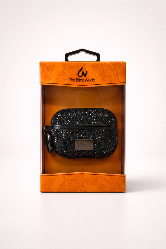 The Bling World Airpods Pro 2 Case Black