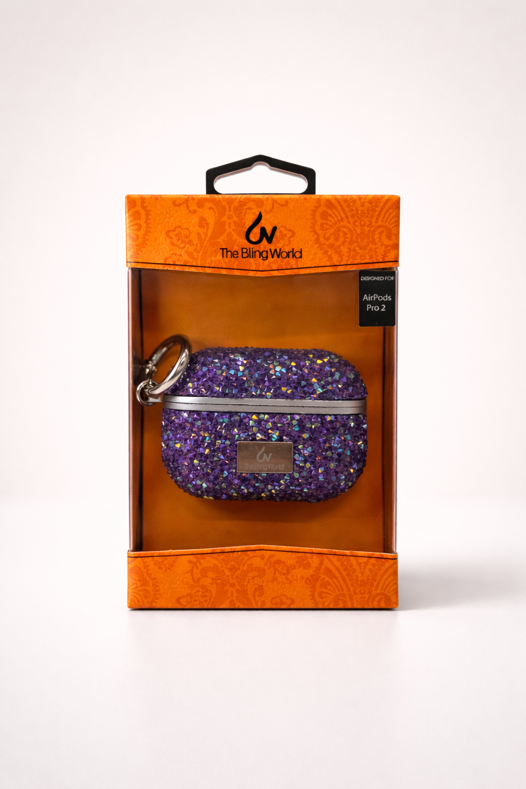 The Bling World Airpods Pro 2 Case Purple