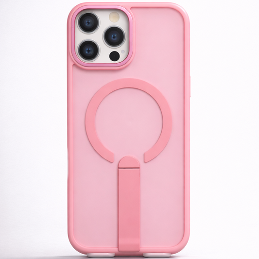 Focus KickStand Case for iPhone 15 Pro Max - Pink