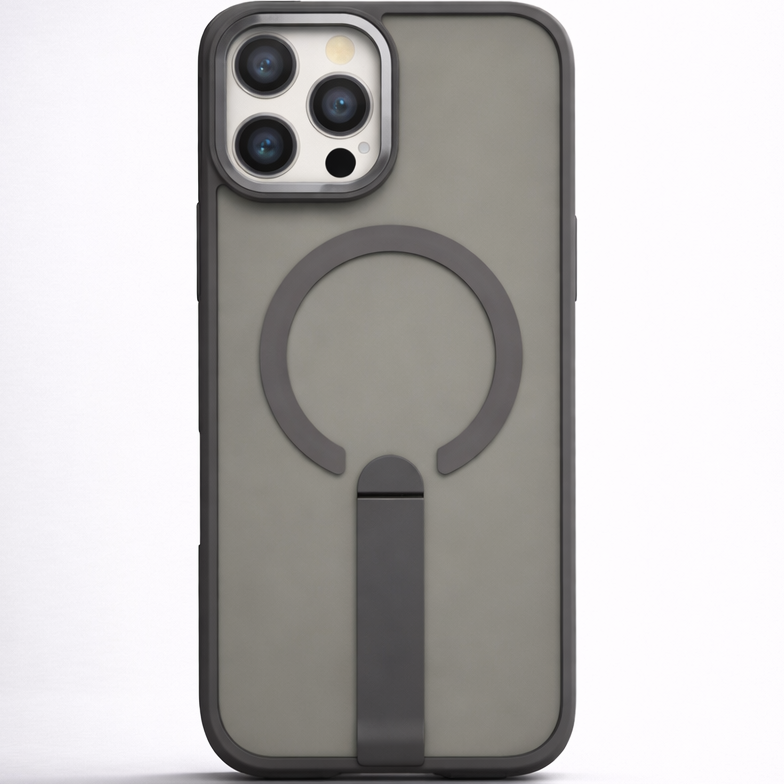 Focus KickStand Case for iPhone 15 Pro Max - Black