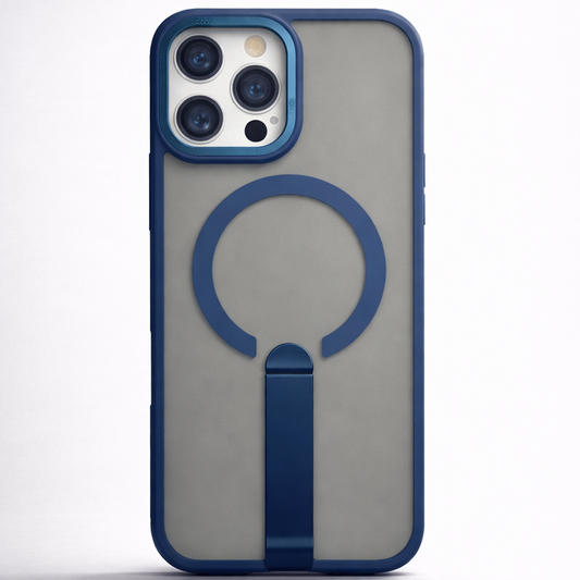 Focus KickStand Case for iPhone 15 Pro Max - Blue