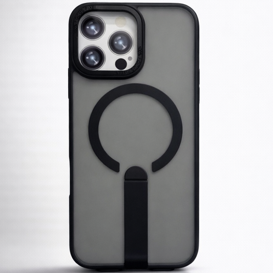 Focus KickStand Case for iPhone 15 Pro Max - Grey