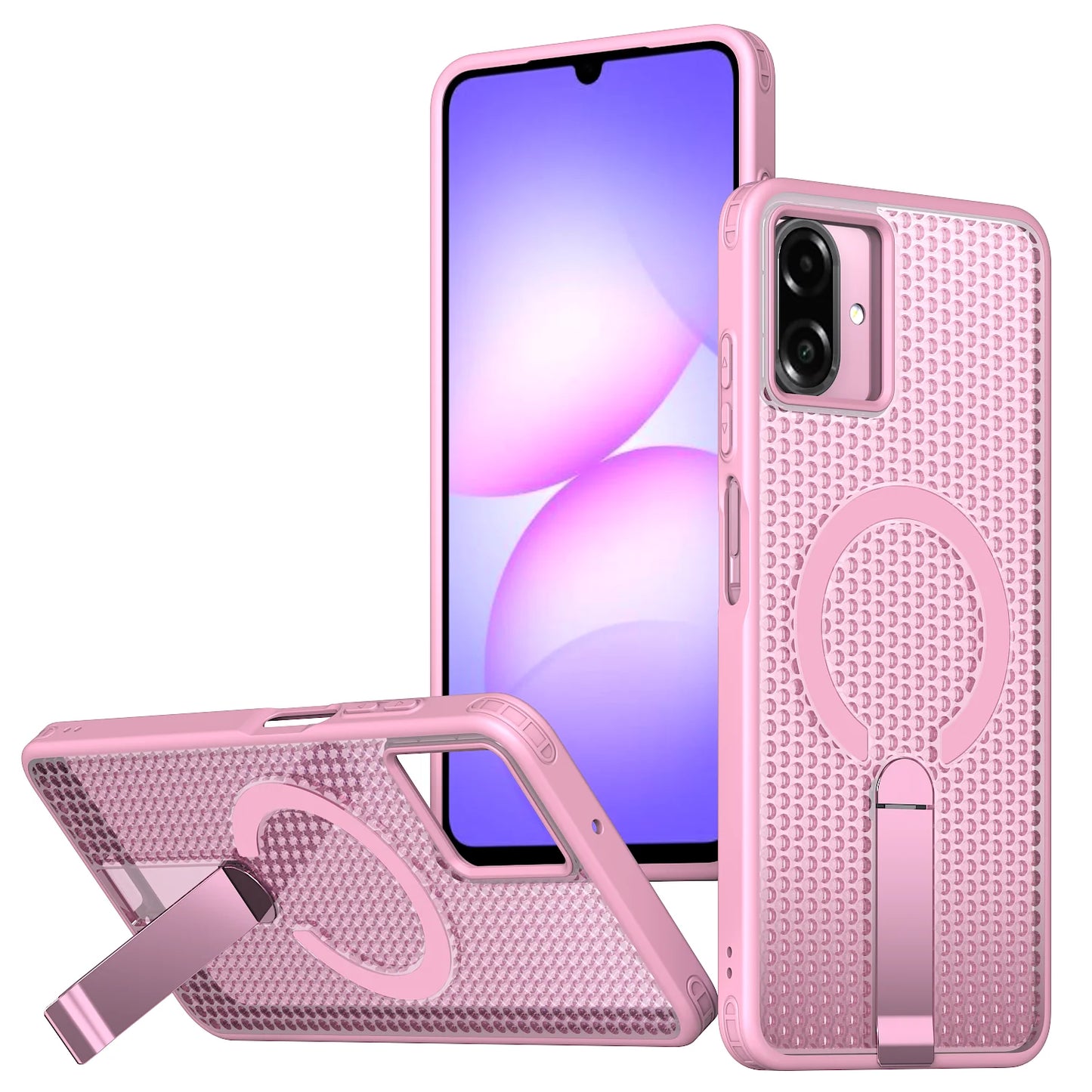 Mesh Magnetic Support kick stand case L01 Samsung A06/A07