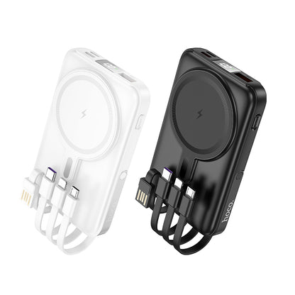 Hoco J135 10000mAh Magsafe+Cables Power Bank - Black