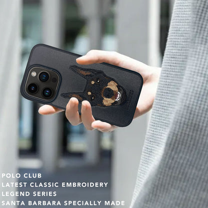 Curtis iPhone 15 Pro Polo Dog Black