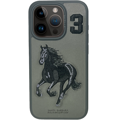 Boris iPhone 15 Gray Horse