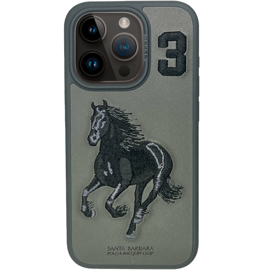 Boris iPhone 15 Gray Horse