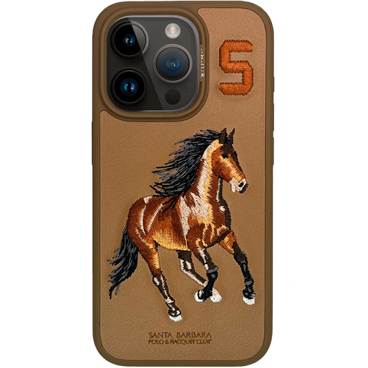 Boris iPhone 15 Pro Polo Brown