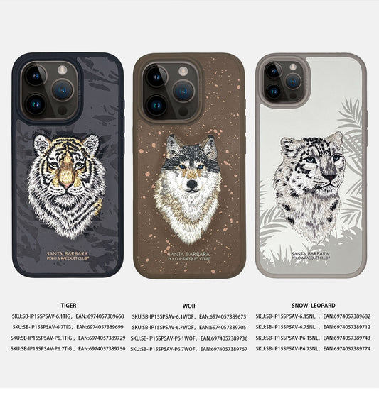 Savanna iPhone 15 Pro Max Polo Wolf Brown