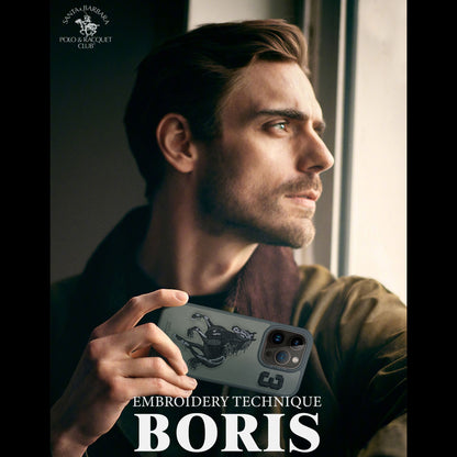 Boris iPhone 15 Gray Horse