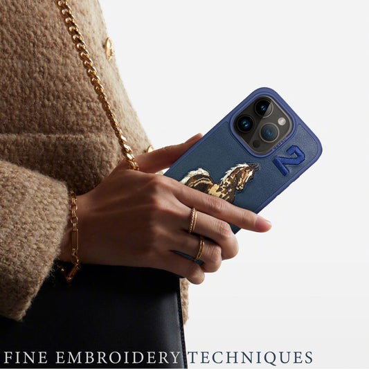 Boris iPhone 15 Pro Polo Navy