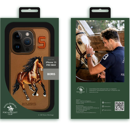 Boris iPhone 15 Brown Horse