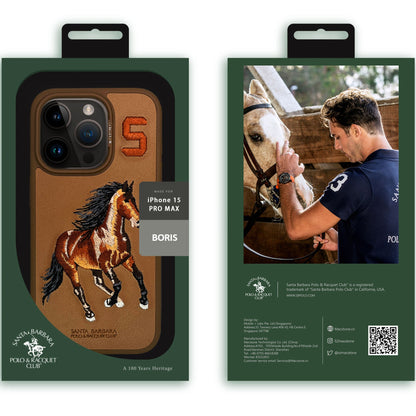 Boris iPhone 15 Pro Polo Brown
