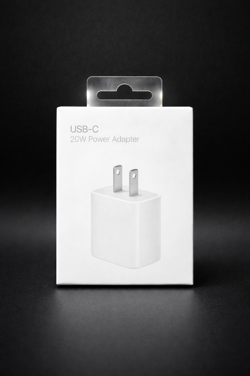 20W Type C Adaptor No Logo - White