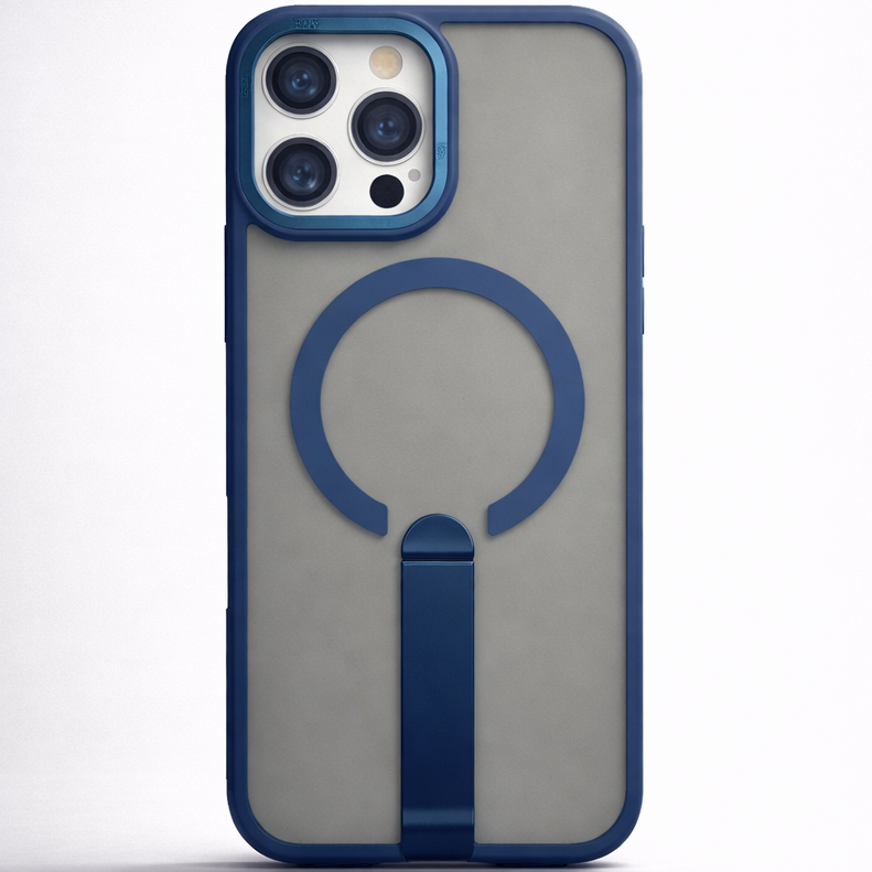 Focus KickStand Case for iPhone 15 Pro - Blue