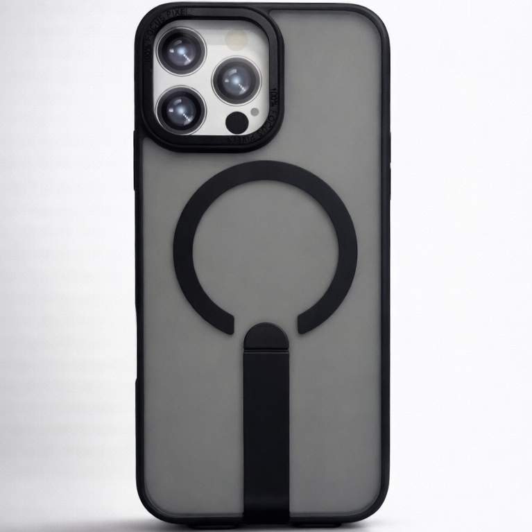 Focus KickStand Case for iPhone 15 Pro - Grey