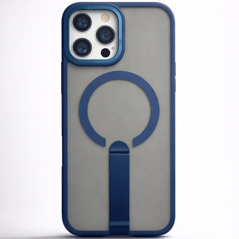 Focus Kickstand iPhone 16 Pro Case Blue