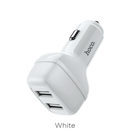 HOCO Z36 Leader dual port car charger White