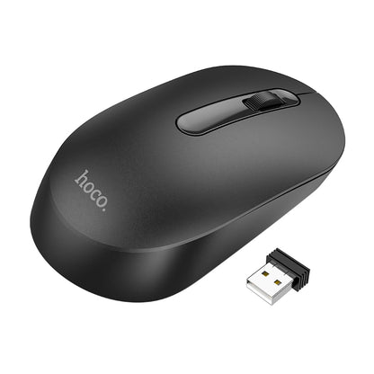 HOCO GM24 Mystic six-button dual-mode business wireless mouse black