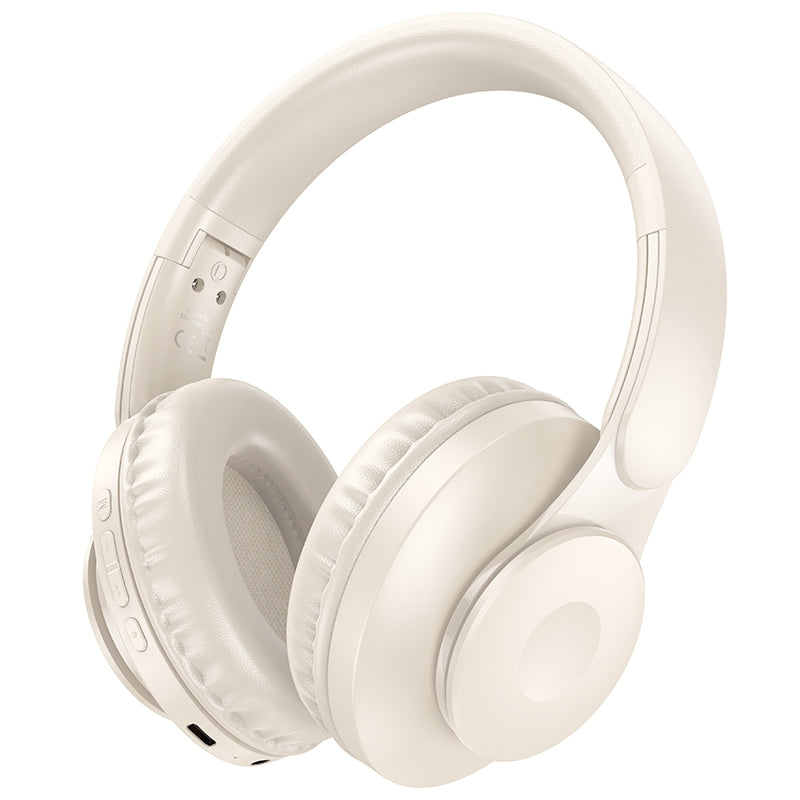 W45 Enjoy BT headset milky white