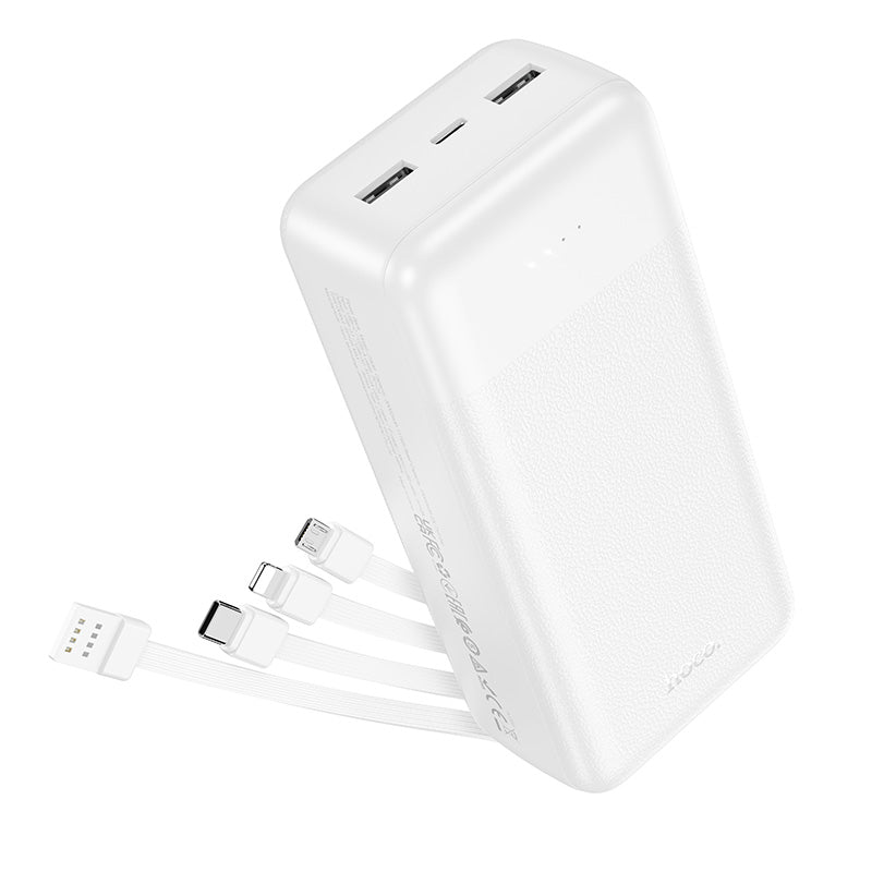 J163B Wonderful power bank with 4 cables (30000mAh)