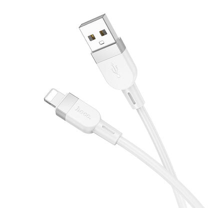HOCO X109 Energy silicone charging data cable iP(L=1M) white